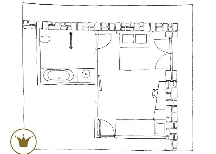 לינה וארוחת בוקר Estafete Ligneyrac